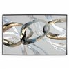 Gild Design House Looping Rings Wall Art - Blue and Black - 58-in x 36-in
