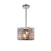 CWI Lighting Squill Mini Chandelier - 3-Light - Polished Nickel
