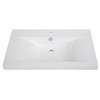 Streamline Vanity Top with Single Sink - 31.5-in x 18.5-in - White