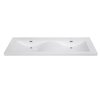 Streamline Vanity Top with Double Sink - 63-in x 18.5-in - White