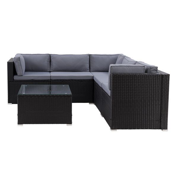 Corliving Parksville Patio Sectional, Outdoor Furniture Sectionals Canada