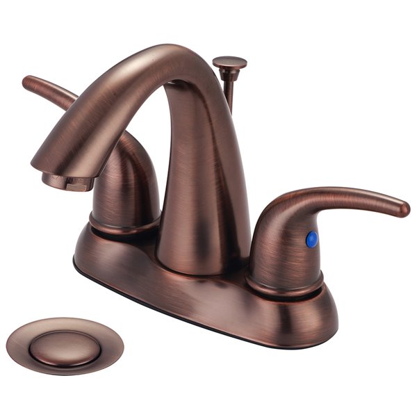 Olympia Faucet Accent 2 Handle Lavatory, Copper Bathroom Faucet Canada