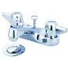 Central Brass Bathroom Faucet with Canopy Handles - Polished Chrome