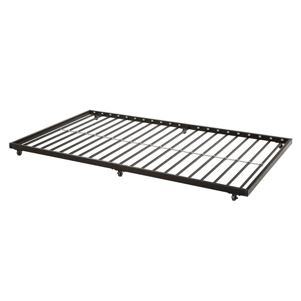 Twin Roll Out Trundle Bed Frame Black, Metal Twin Bed Frame Canada