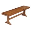 60-in Wood Dining Bench - Antique Brown