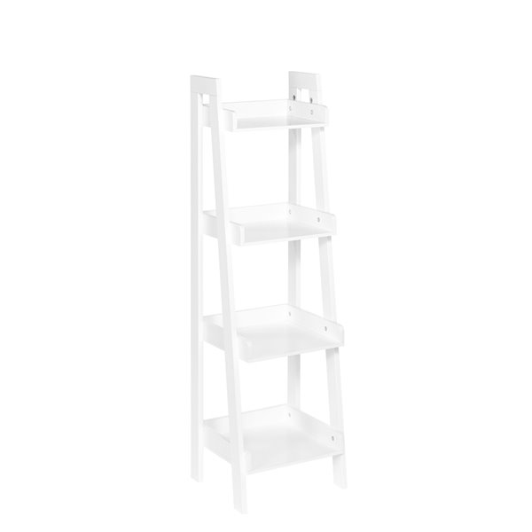 Kids 4 Tier Ladder Shelf 11 5, White Ladder Bookcase Canada