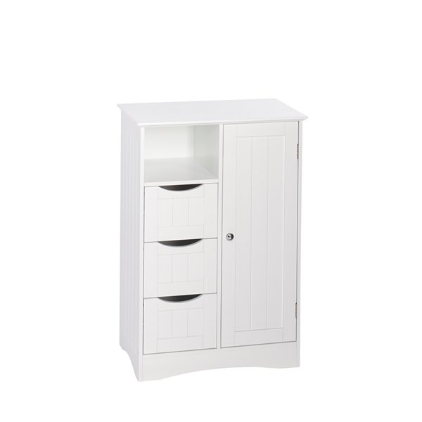 3 Drawer Floor Cabinet Mdf, Floor Cabinet With Drawers