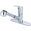 Olympia Faucets Elite Single Handle Pull-Out Kitchen Faucet - Polished Chrome