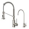 Kraus Bolden Kitchen Faucet and Filter Faucet in Spot Free Stainless Steel