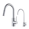 Kraus Oletto Pull-Down Kitchen Faucet and Filter Faucet in Chrome
