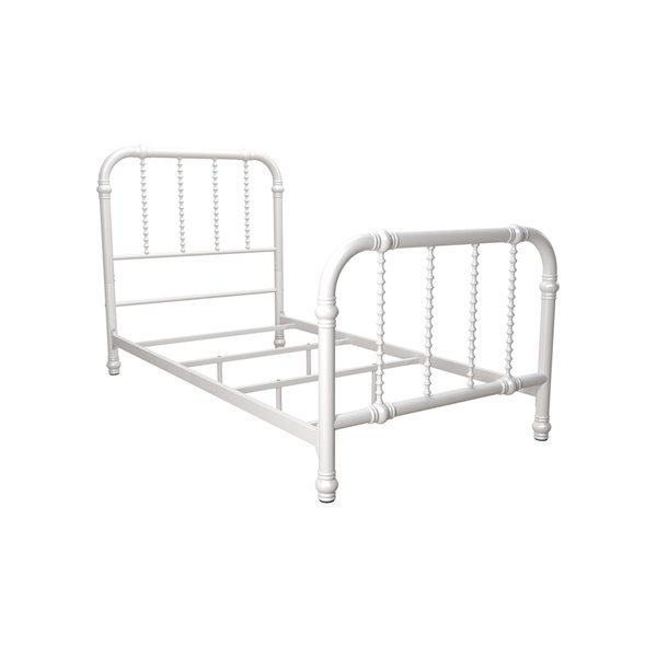 Dhp Jenny Lind Metal Bed Twin 47 In, Black Metal Twin Bed Frame Canada