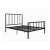 DHP Stella Metal Bed - Queen - 46-in x 62-in x 82.5-in - Black
