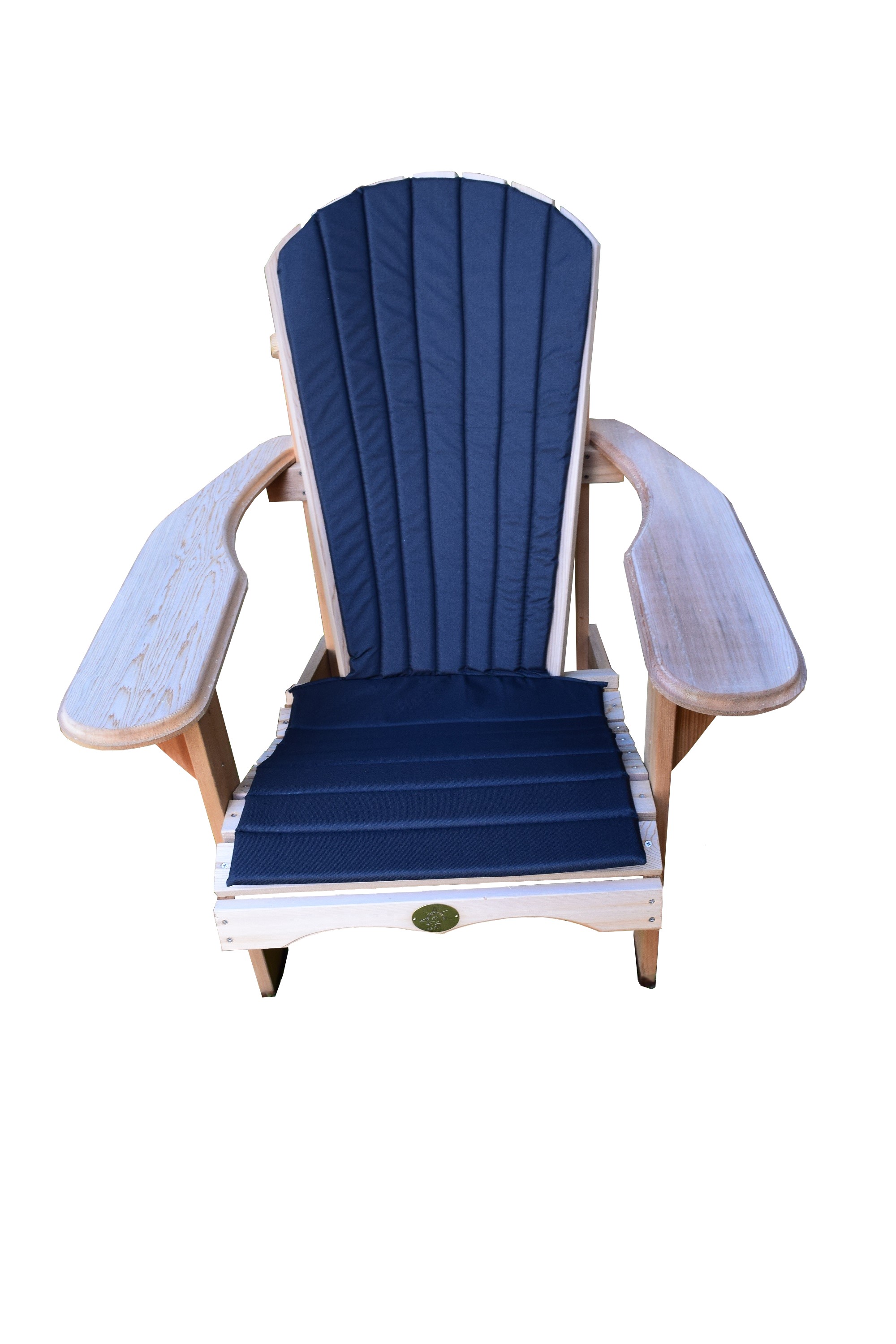 Image of Bear Chair 7 slat Exterior Chair Cushion, Black