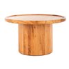 Safavieh Devin Round Wood Pedestal Coffee Table - 27.99-in Diameter