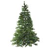Northlight Pre-Lit Full Layered Pine Artificial Christmas Tree - Multicolor Lights - 7.5-ft