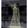 Northlight Pre-Lit Trumpeting Angel Commercial Christmas Outdoor Decor - 9.75-ft - White