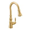 MOEN Weymouth Pulldown Kitchen Faucet - Brushed Gold
