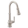 MOEN Paterson Pulldown Single Mount Bar Faucet - Stainless
