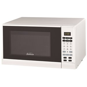 Sunbeam 0.9 cu. Ft. 900 watts Counterop Microwave (White) | Lowe's Canada