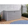 Cosco Outdoor Deck Storage Garden Box, Extra Large, Gray