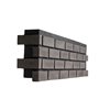 Quality Stone Modern Brick - Left Corner - Pencil Lead - 4-Pack