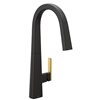 MOEN Nio Pulldown Kitchen Faucet - 1 Handle - 1.5 GPM - Matte Black