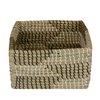 Northlight 12.5-in Brown Woven Accent Christmas Seagrass Basket