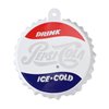Northlight Pepsi-Cola Bottle Cap Logo Cut-Out Christmas Ornament - 3.25-in - White and Blue