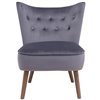 WHI Mid-Century Accent Chair - Grey Velvet