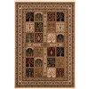 Rug Branch Majestic Vintage Rectangular Area Rug - Machine-Made - 4-ft x 6-ft - Brown and Cream