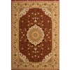 Rug Branch Majestic Vintage Rectangular Area Rug - Machine-Made - 5-ft x 8-ft - Cream and Red