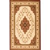 Rug Branch Majestic Vintage Rectangular Area Rug - Machine-Made - 8-ft x 11-ft - Cream and Rusty Brown