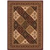 Rug Branch Majestic Vintage Rectangular Area Rug - Machine-Made - 8-ft x 11-ft - Brown and Red