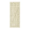 Colonial Elegance Country Unfinished Wood Barn Door - Pine - 42-in x 84-in - Natural