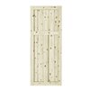 Colonial Elegance Craftman Unfinished Wood Barn Door - Pine - 42-in x 84-in - Natural