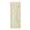 Colonial Elegance Station Unfinished Wood Barn Door - Pine - 42-in x 84-in - Natural