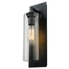 DVI Barker Hardwired Outdoor Wall Sconce - 14.5-in - Black