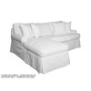 Sunset Trading Horizon Slipcover for Sectional Sofa and Chaise - Warm White