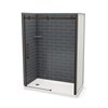 MAAX Utile 60-in x 32-in Thunder Grey and Dark Bronze Alcove Shower Kit with Left Drain - 5-Piece