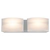 DVI Vanguard Contemporary Vanity Light - 1 LED Light - Satin Nickel