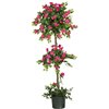 Nearly Natural Mini Bougainvillea Topiary - 5-ft - Pink