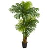 Nearly Natural Hawaii Artificial Palm - 6-ft - Green