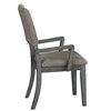 HomeTrend Avenhorn Contemporary Arm Chair - Gray - Set of 2