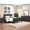 HomeTrend Mayville Queen Bedroom Set - 6-Pcs - Gray