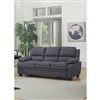 HomeTrend Darien Casual Gray Polyester Sofa