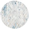 Safavieh ARA567A-7R Aria Area Rug - Round - 6-ft 7-in x 6-ft 7-in - Ivory/Blue