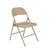National Public Seating All-Steel Folding Chair - Beige - 4-Pack