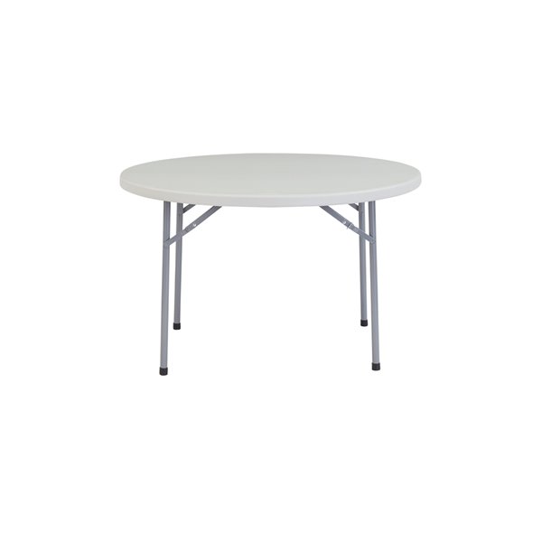 Heavy Duty Round Folding Table, 48 Inch Round Folding Table Lowe Size