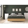Nexera Baracuda 2-Piece Full Size Bedroom Set - Natural Maple and White