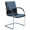 Nicer Interior Cantilever Stackable Reception Chair - Black